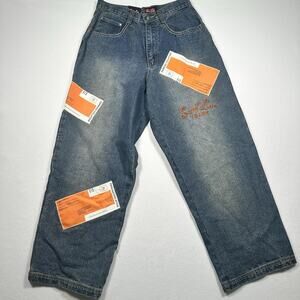 Soul Lot Jeans Parking Violation Baggy Wide Leg Y2K Size 30x30 Jnco NWT
